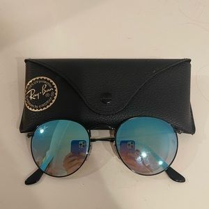 Blue Reflective Raybans